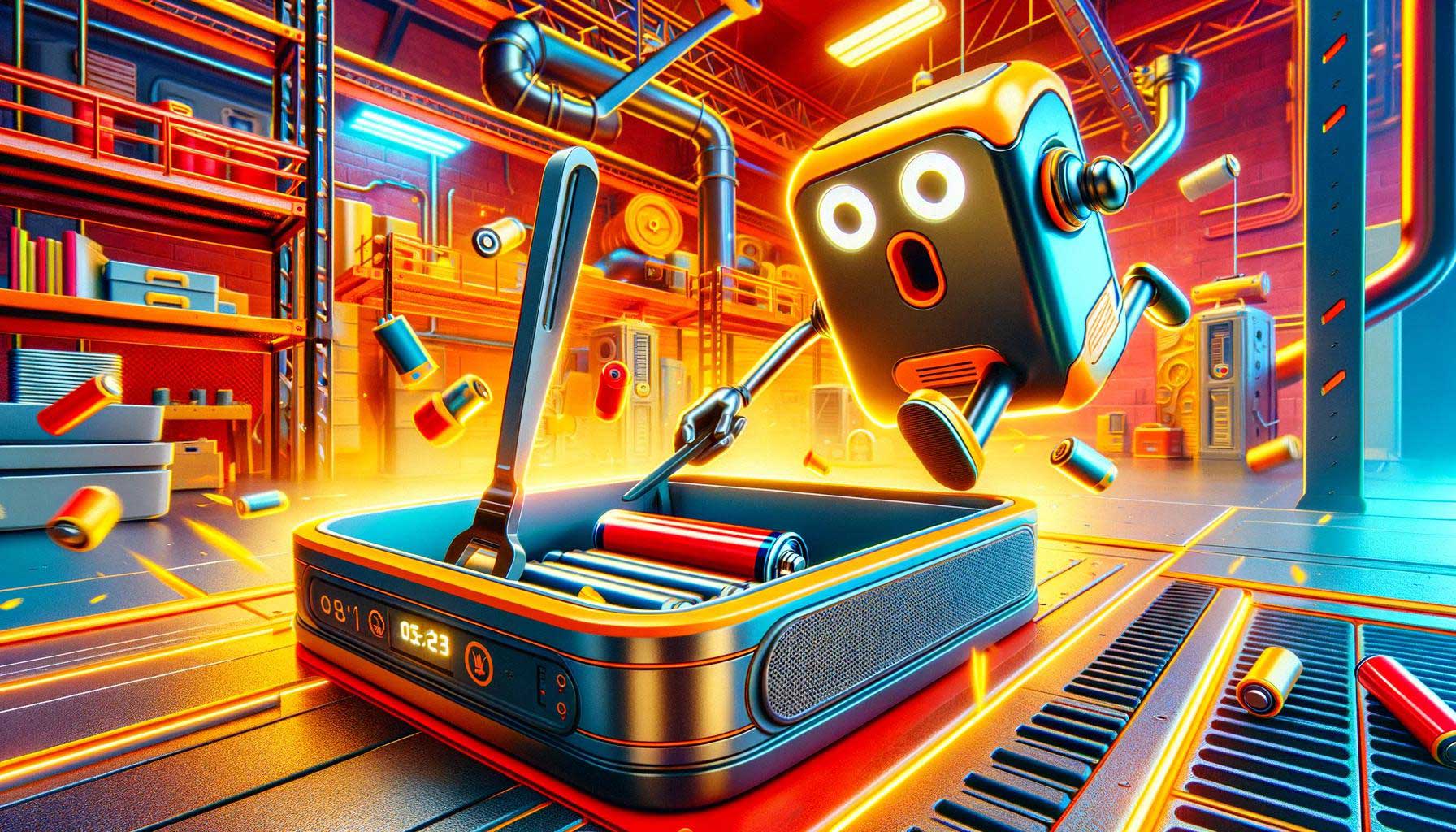 Come cambiare la batteria al robot aspirapolvere?